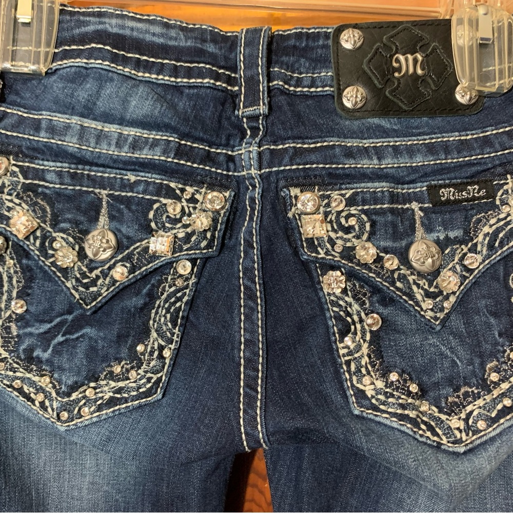 MISS ME low rise bootcut jeans size 24